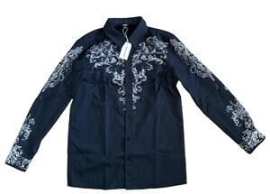 Ouku Men's Size S Long Sleeve Button Up Shirt Brand New